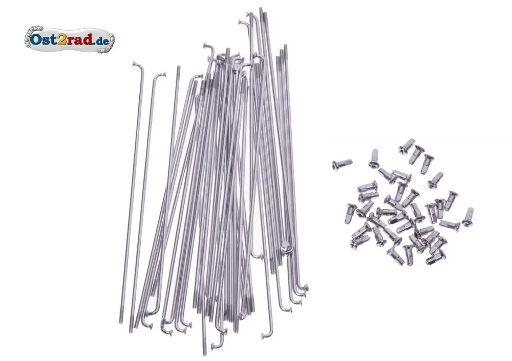 Speichensatz Edelstahl AWO Sport mit Nippel Speichensatz Edelstahl AWO Sport mit Nippel