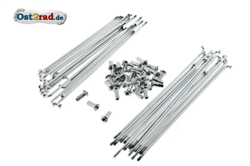 Speichensatz Jawa Perak Vorderrad Typ 11, Typ 18 CHROM Speichensatz Jawa Perak Vorderrad Typ 11, Typ 18 CHROM
