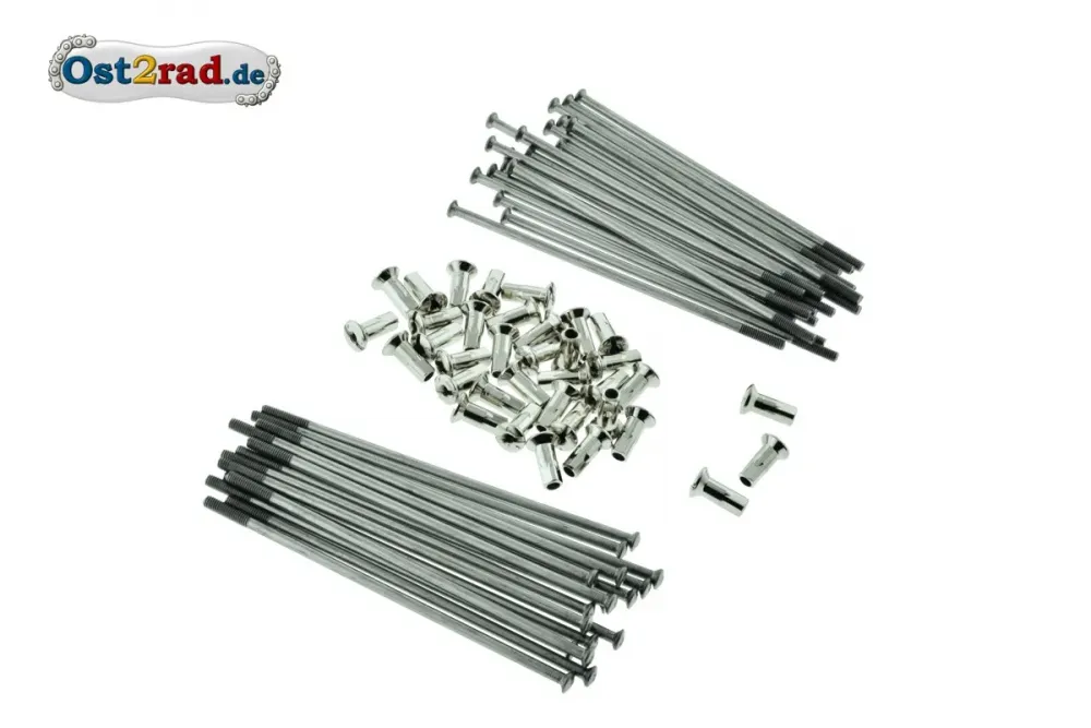 Speichensatz Edelstahl VA 121 mm M4 passend für MZ ES ETS TS ETZ Speichensatz Edelstahl VA 121 mm M4 passend für MZ ES ETS TS ETZ