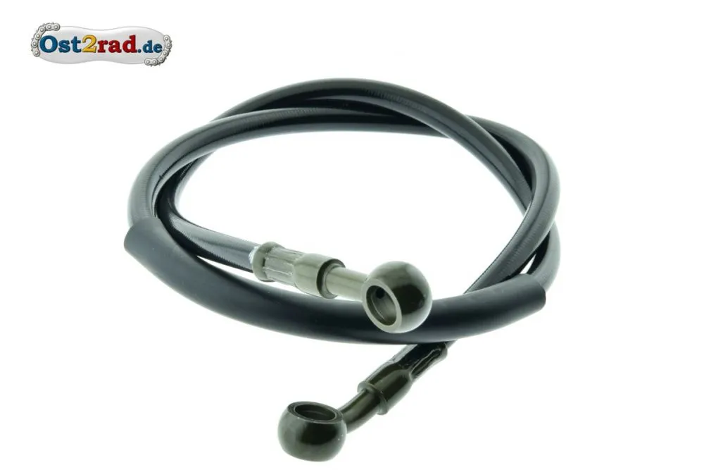 Stahlflex-Bremsschlauch 720 mm Simson S50 S51 S53 Stahlflex-Bremsschlauch 720 mm Simson S50 S51 S53