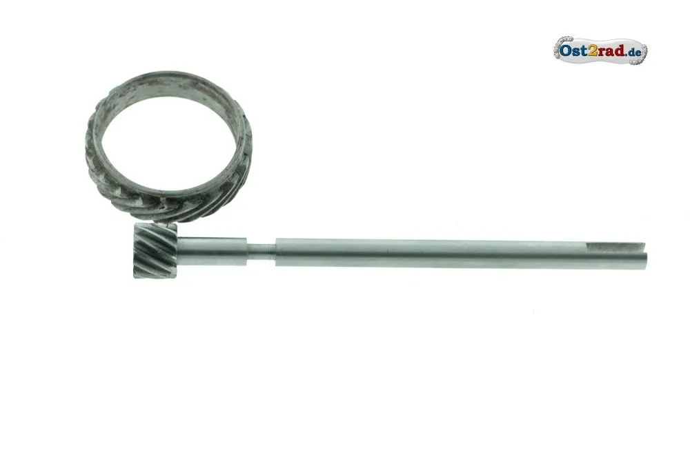 Tachoantrieb Ritzel Schraubenrad passend für MZ ES ETS TS 125 150 Set Tachoantrieb Ritzel Schraubenrad passend für MZ ES ETS TS 125 150 Set