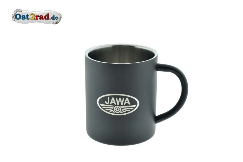 Thermotasse Edelstahl schwarz Jawa Thermotasse Edelstahl schwarz Jawa