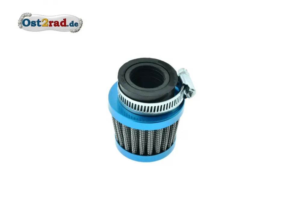 Sportluftfilter hellblau, 26-38mm, Standartgröße Sportluftfilter hellblau, 26-38mm, Standartgröße